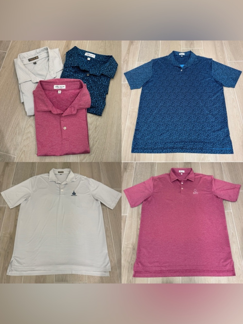 Bundle of Three Peter Millar Golf Shirts ⛳️